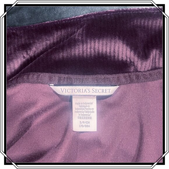 ๐SOLD๐VICTORIA'S SECRECY Velour Track Suit / Crop Jacket & Jogger Pants - Both S - Picture 7 of 11